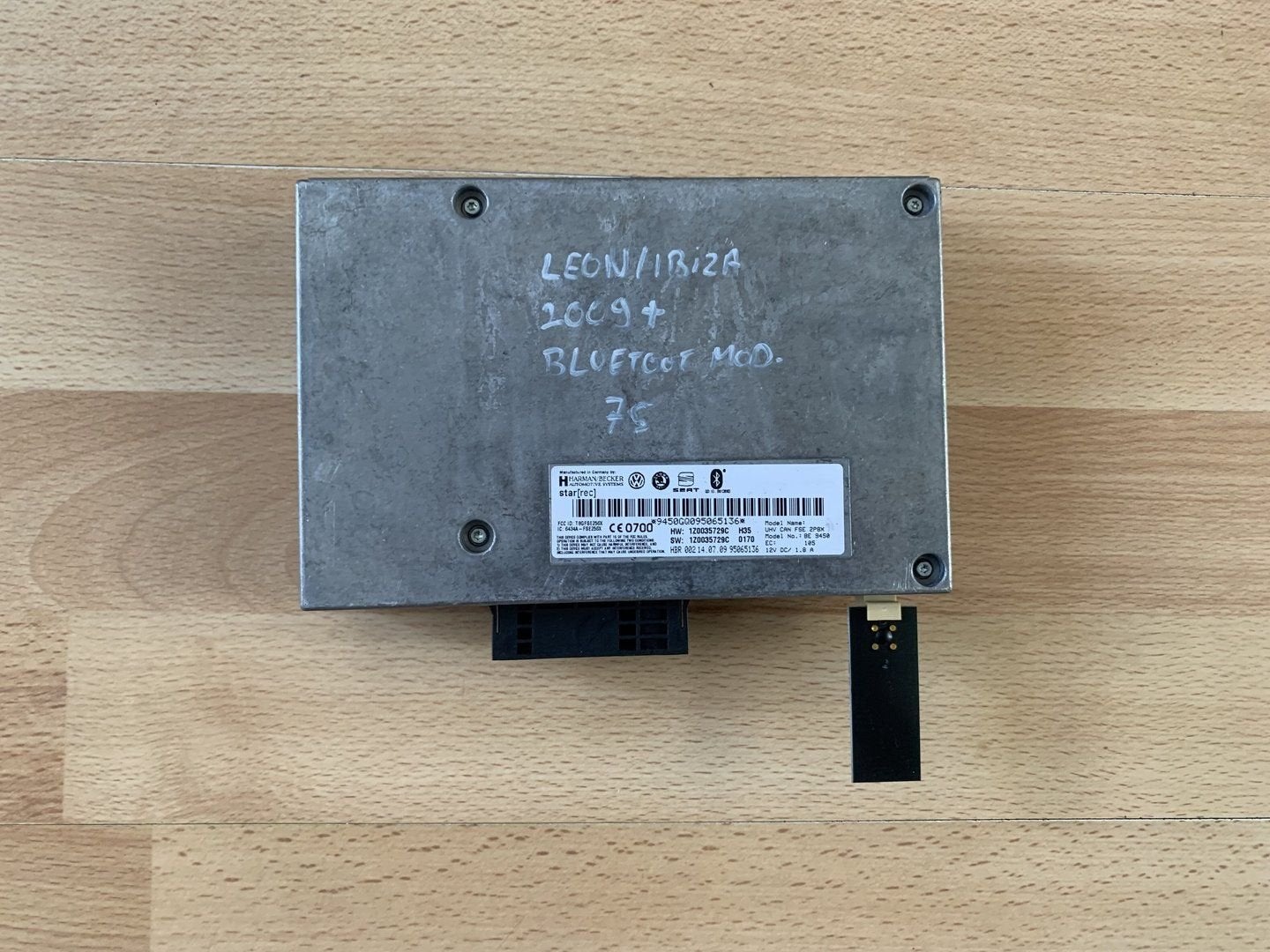 bluetooth module telefoon module seat ibiza / leon 1Z0035729, Enlèvement ou Envoi, -, -, -