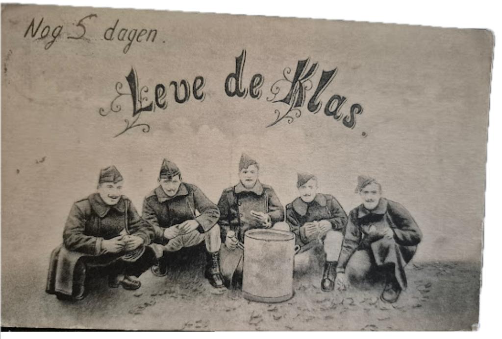 Postkaart. Leve De Klas, nog 5 dagen, Verzamelen, Ophalen of Verzenden, 1920 tot 1940, Gelopen, Antwerpen