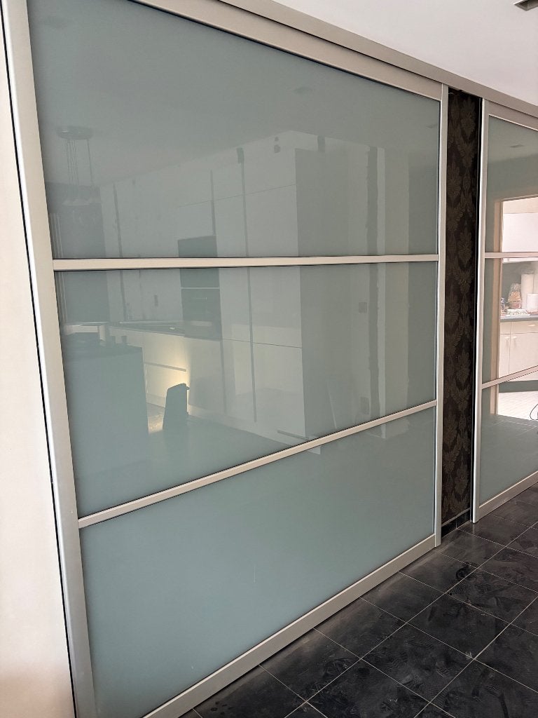 Schuifdeuren, Doe-het-zelf en Bouw, Ophalen, Overige typen, Aluminium, Zo goed als nieuw