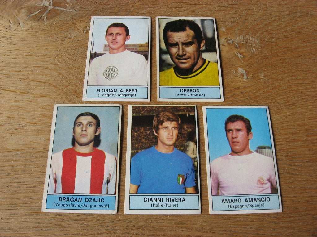 Football 1972-73 Panini Stickers Vedettes Mondiales, Ophalen of Verzenden, Nieuw, Meerdere stickers