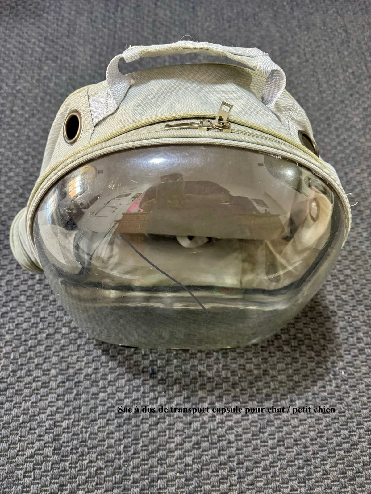 Sac à dos de transport capsule pour chat / petit chien, Enlèvement, Utilisé