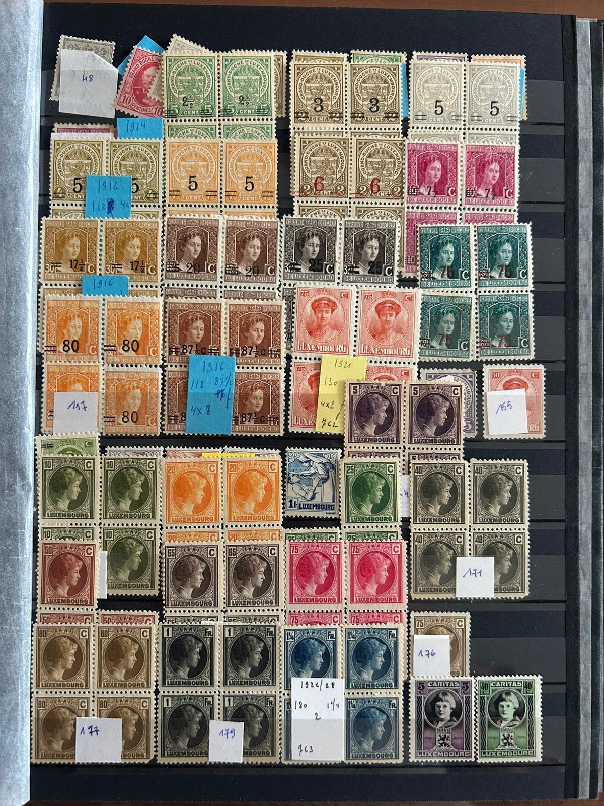 Groot Lot postzegels Luxemburg, Ophalen of Verzenden, Luxemburg