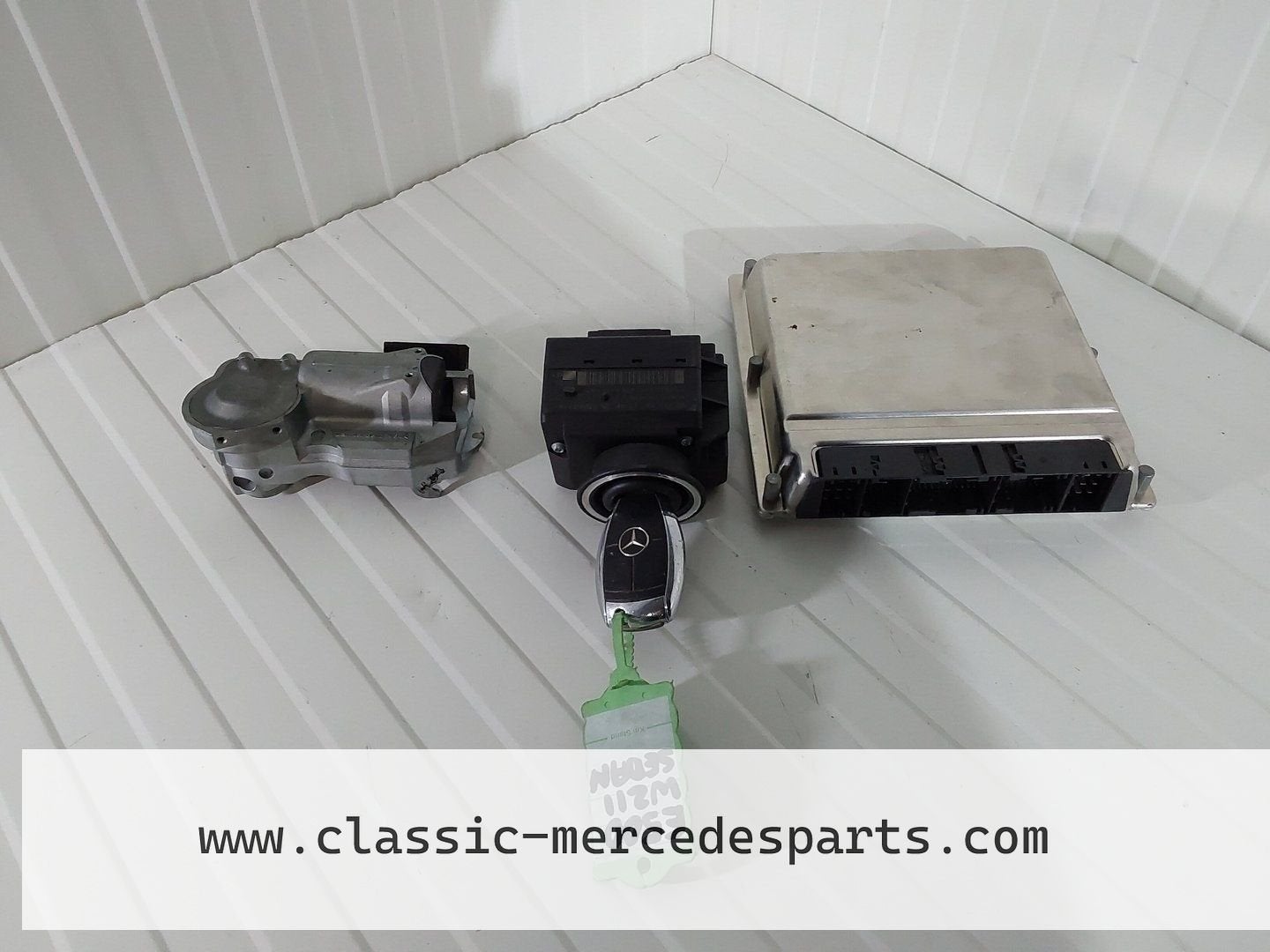 Contactslot set met ECU Mercedes E-klasse W211 E500, Utilisé, -, -, Enlèvement ou Envoi