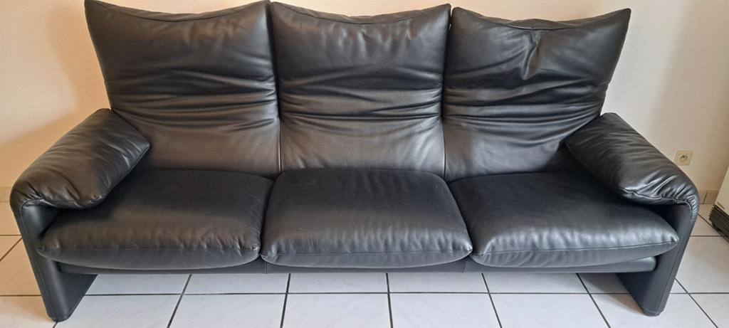 Cassina maralunga 3-zit, Trois personnes, ., Enlèvement, Utilisé