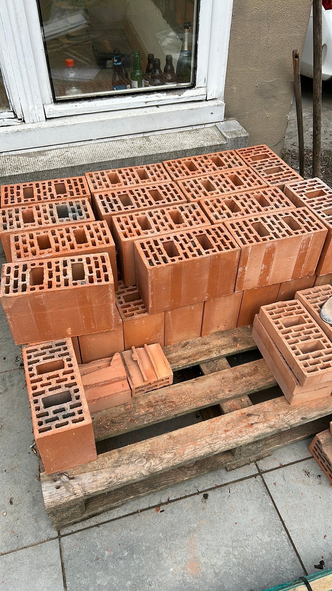 30 snelbouwstenen 29x14x19cm, Doe-het-zelf en Bouw, Metselstenen, Ophalen, Zo goed als nieuw