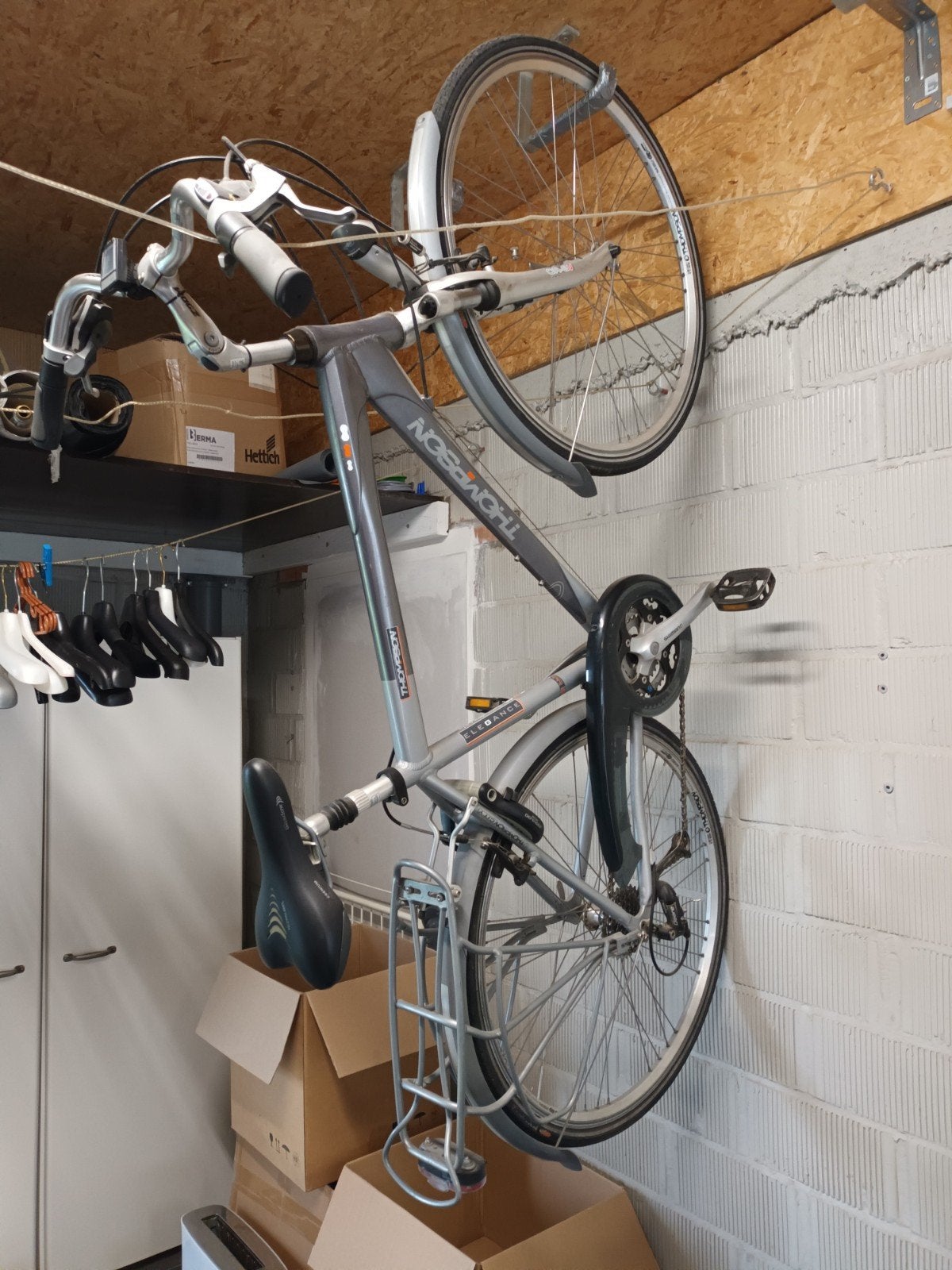Herenfiets Thompson, Ophalen