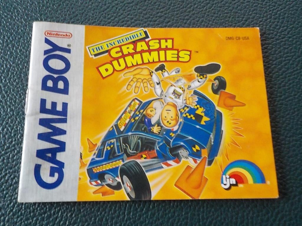 Nintendo Gameboy handleiding The Incredible Crash Dummies, Games en Spelcomputers, Games | Nintendo Game Boy, Ophalen of Verzenden
