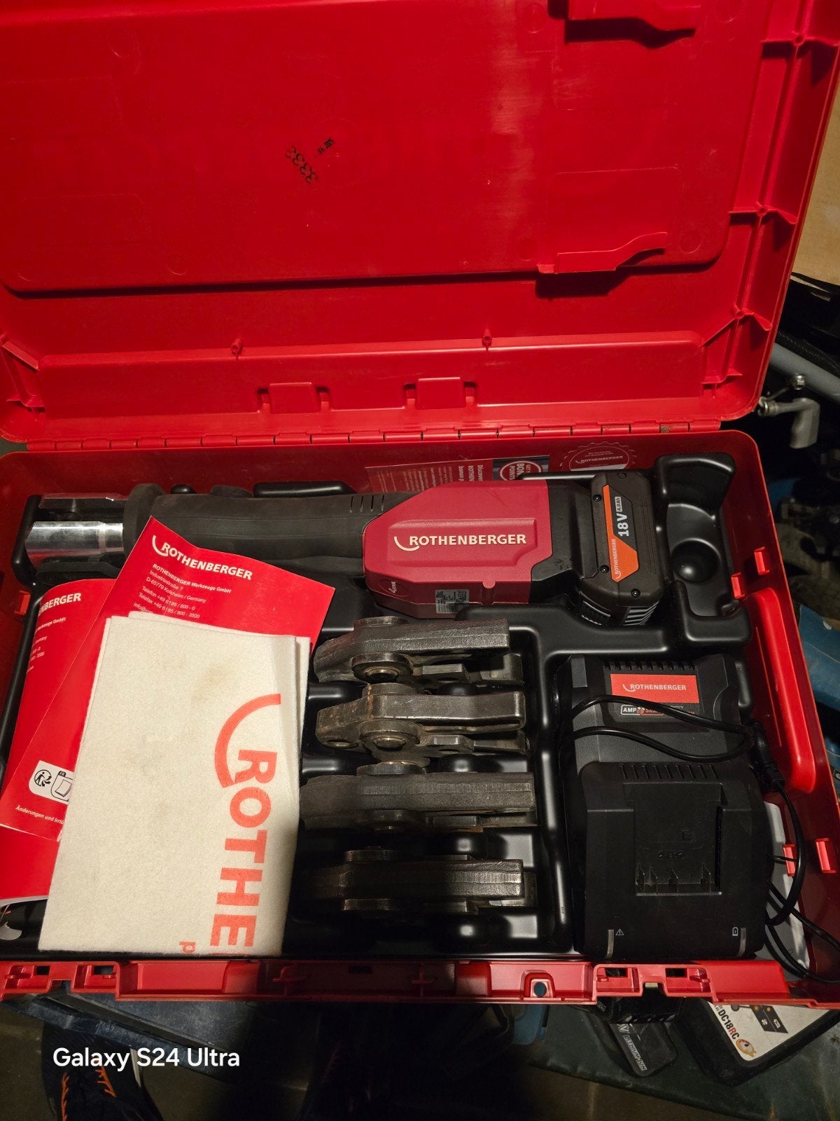 rothenberger romax 4000, Enlèvement
