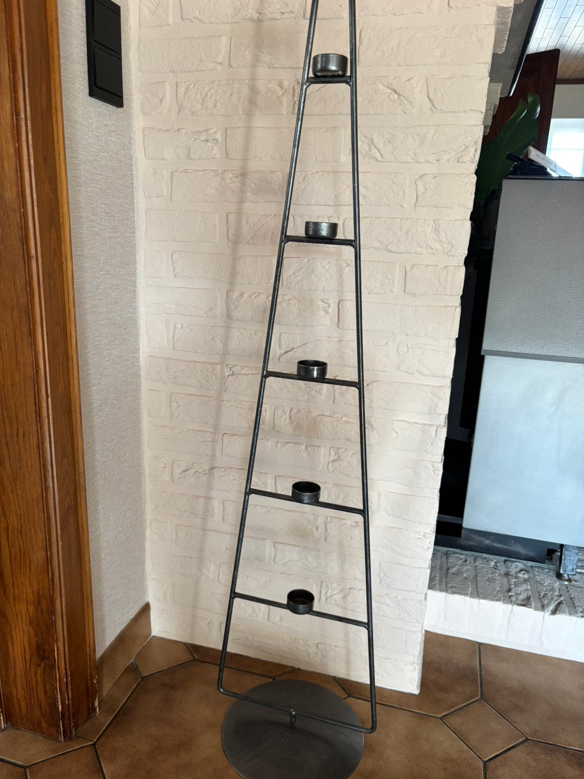 chandelier, Gris, 120 cm, Comme neuf, Enlèvement