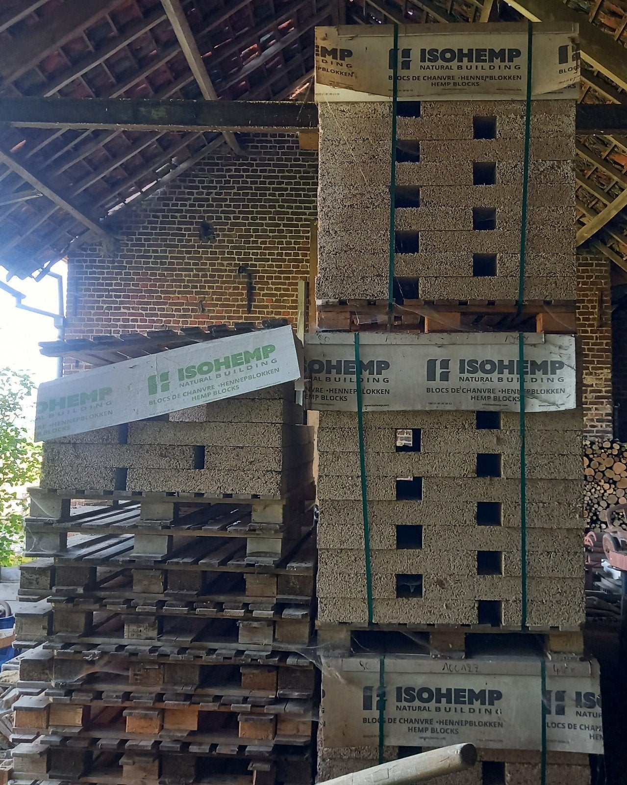 Isohemp blokken 9 cm, Ophalen