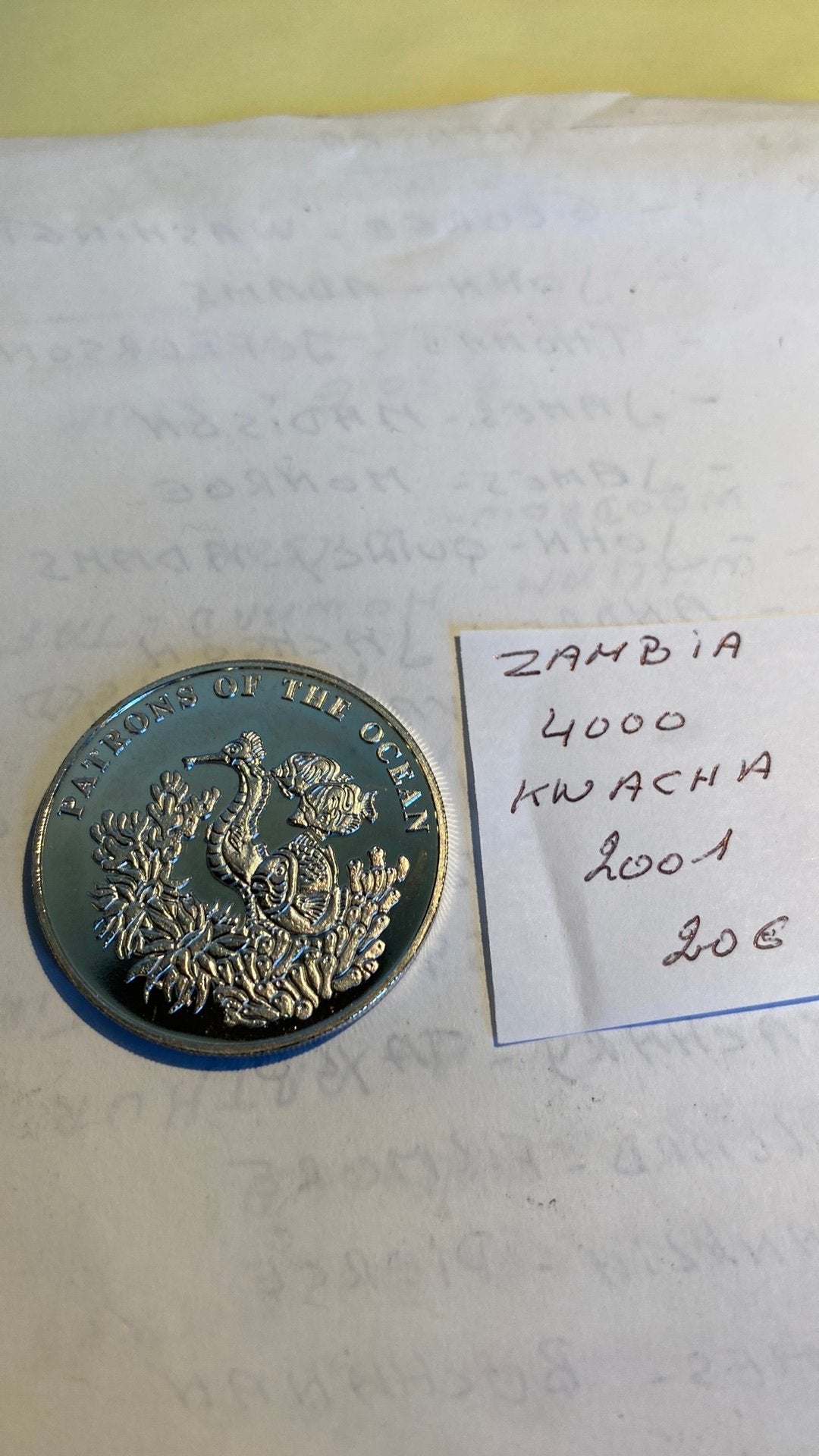 Munt Zambia, Ophalen of Verzenden