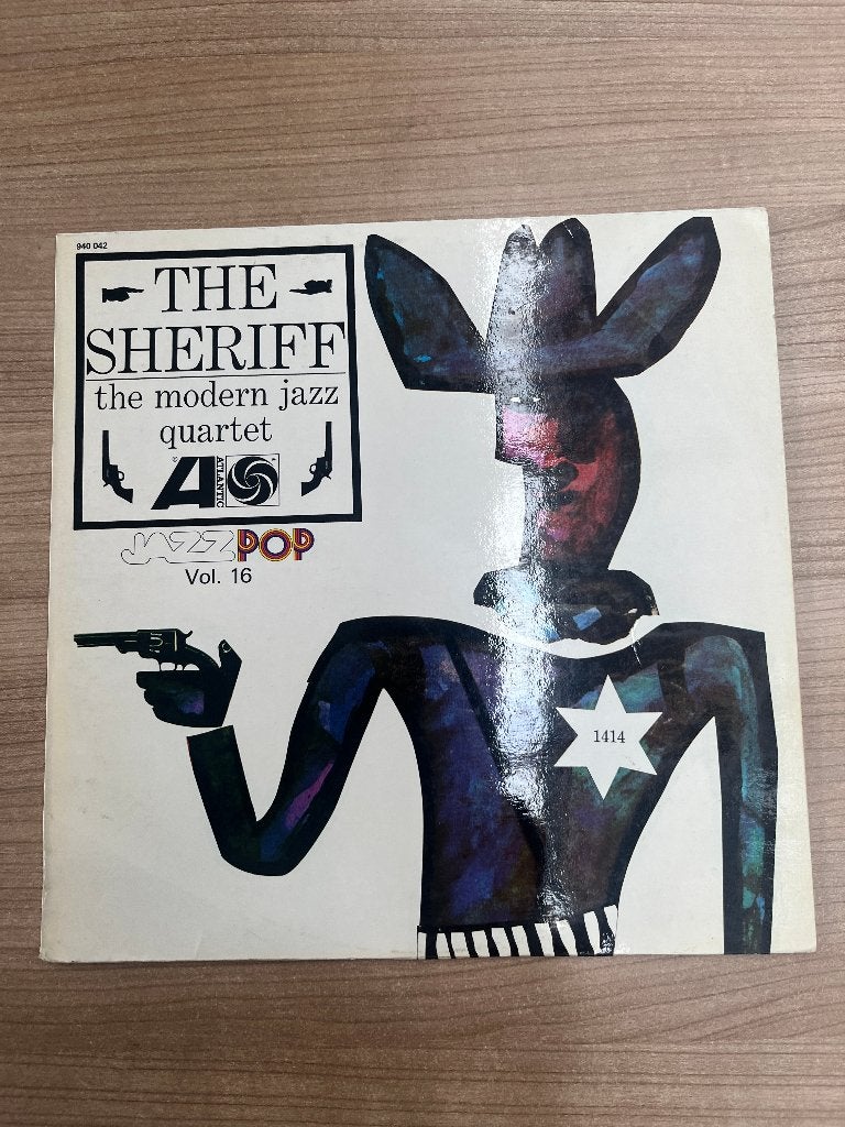 THE MODERN JAZZ QUARTET - THE SHERIFF, LP, Gebruikt, Ophalen of Verzenden, Beschermende buitenhoes
