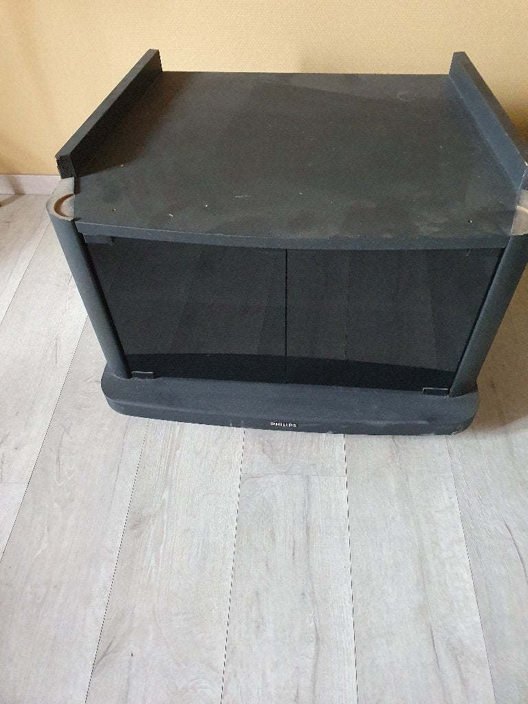 Meuble tv Philips gratuit Sur roulettes H 49 L 68 P 55, Maison & Meubles, Enlèvement, Utilisé