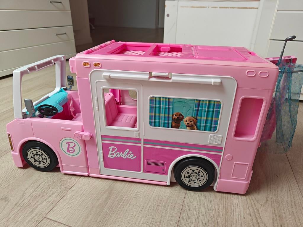 Barbie camper, Ophalen