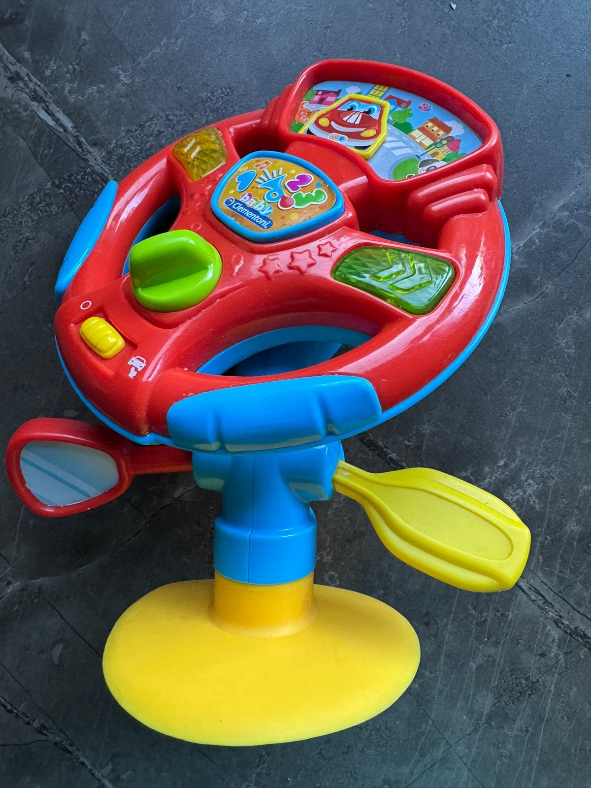 Volant de voiture Cementoni avec ventouse, Enfants & Bébés, Enlèvement ou Envoi, Utilisé