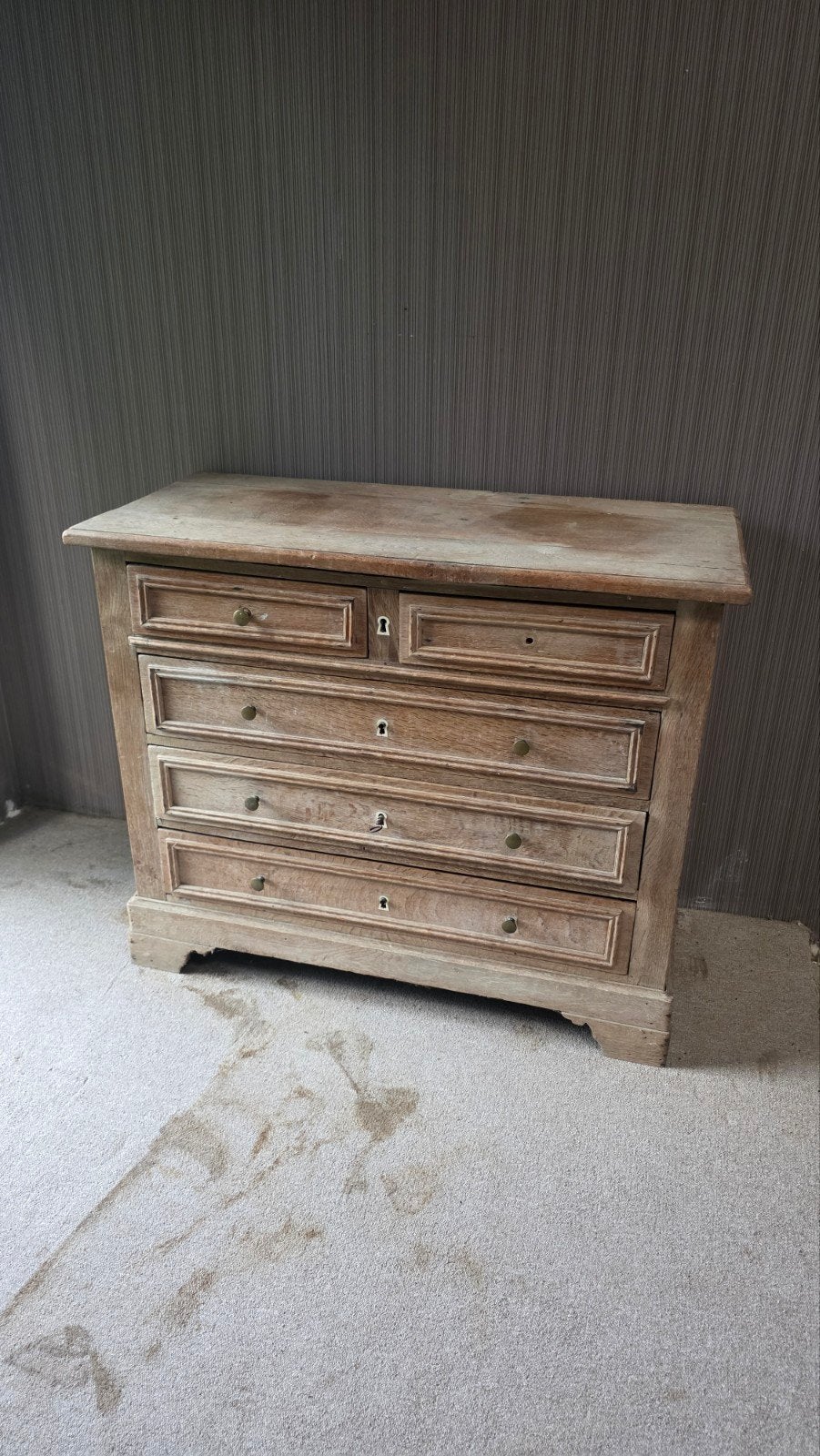 commode style Louis Philippe, Maison & Meubles, Louis Philippe, 5 tiroirs ou plus, Enlèvement, Utilisé