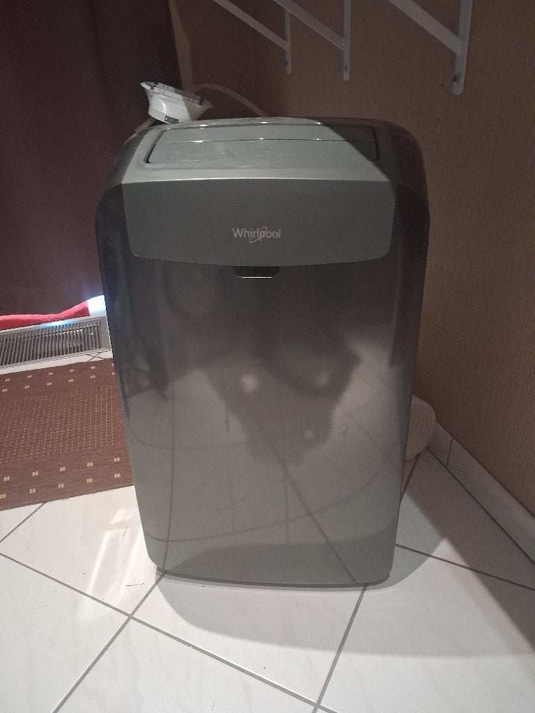 Climatiseur mobile Whirlpool, Electroménager, Refroidissement et Déshumidification, Moins de 60 m³, Comme neuf, Enlèvement