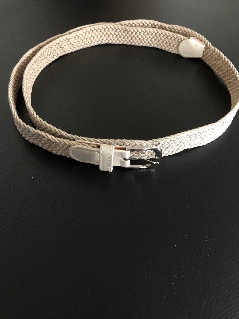 Ceintuur rekbaar kleur beige zo goed als nieuw, Ophalen, Minder dan 3 cm, Overige kleuren, 100 cm of meer