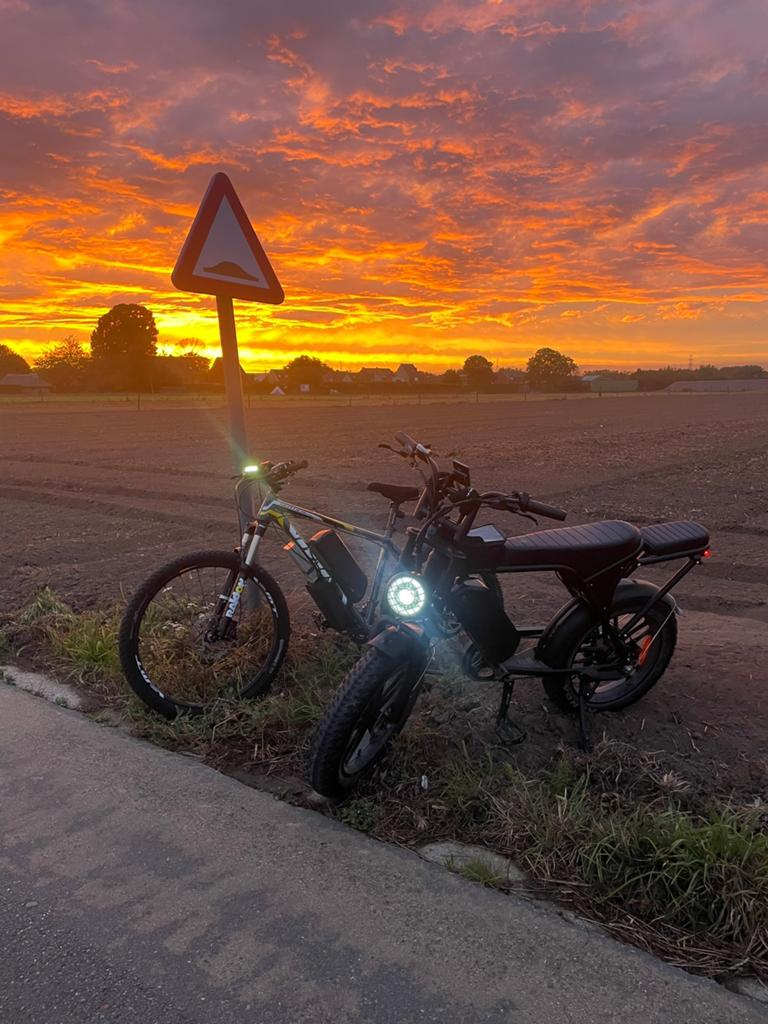 V8 fatbike, Ophalen, Zo goed als nieuw