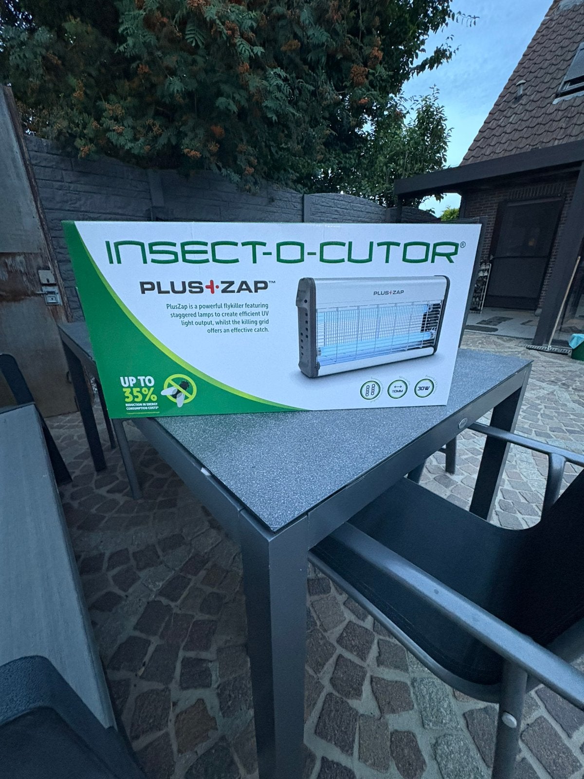 Vliegenlamp nieuw in de verpakking, Ophalen, Zo goed als nieuw