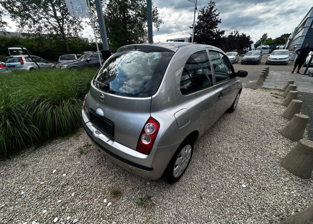 PROMO ️Nissan micra benzine met keuring verkoop, Auto's, Voorwielaandrijving, 4 deurs, Stof, Zwart