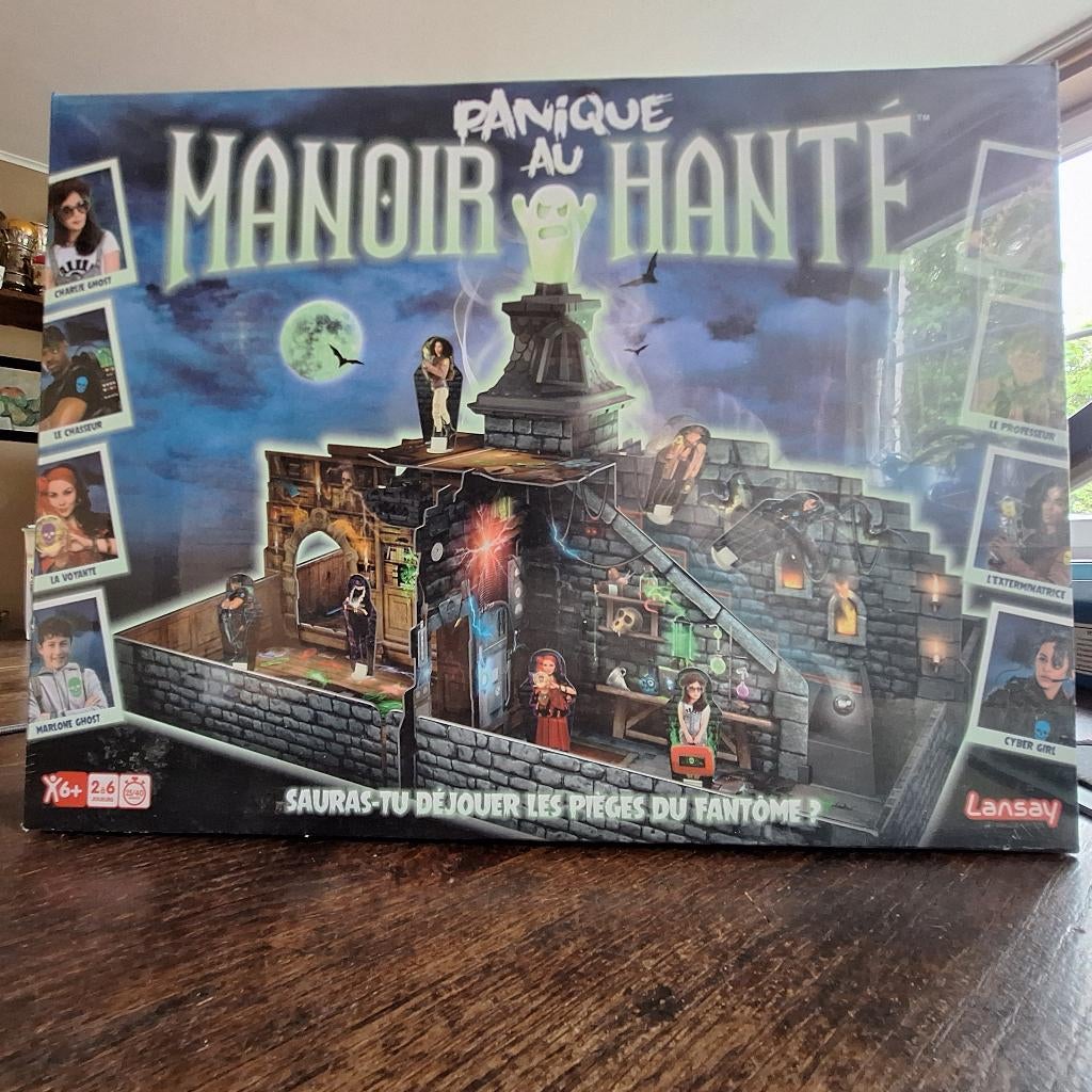 panique au manoir hanté neuf scellé d'usine, Hobby & Loisirs créatifs, Cinq joueurs ou plus, Envoi, Neuf, Lansay & Dujardin