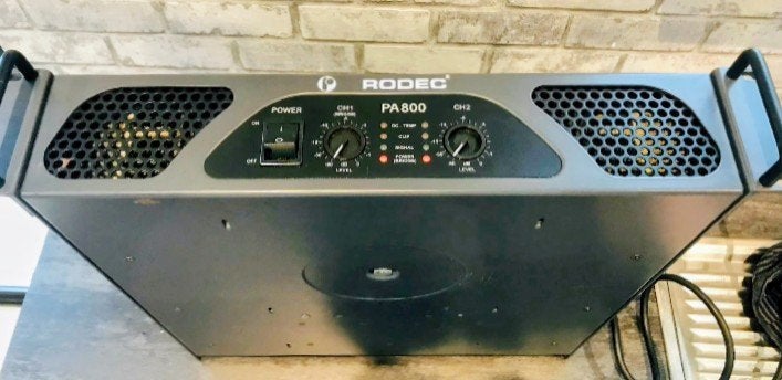 rodec pa800 versterker, Muziek en Instrumenten, Ophalen, Zo goed als nieuw