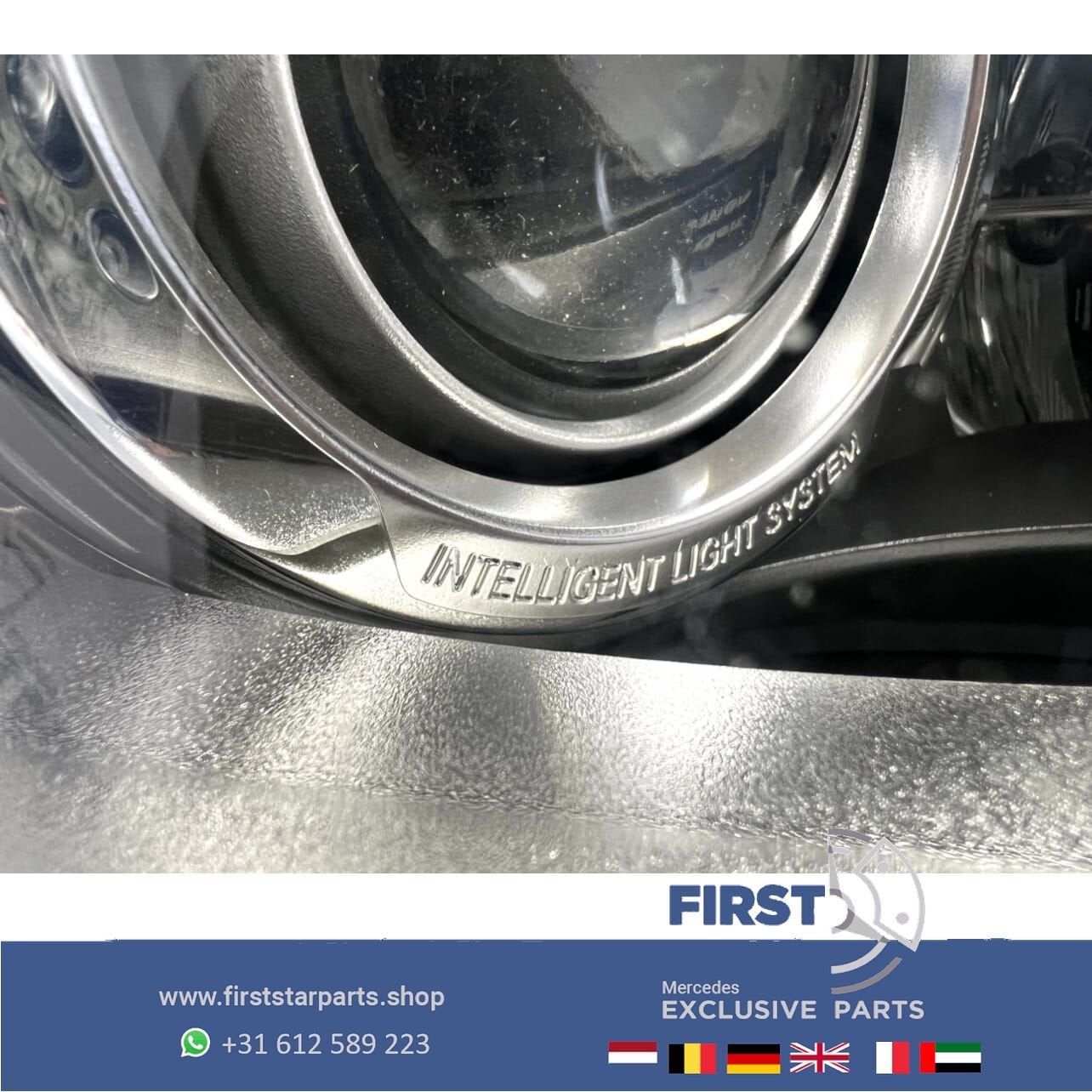 W204 C63 AMG ILS KOPLAMP RECHTS Mercedes C Klasse FACELIFT I, Auto-onderdelen, Gebruikt, -, Ophalen of Verzenden, -