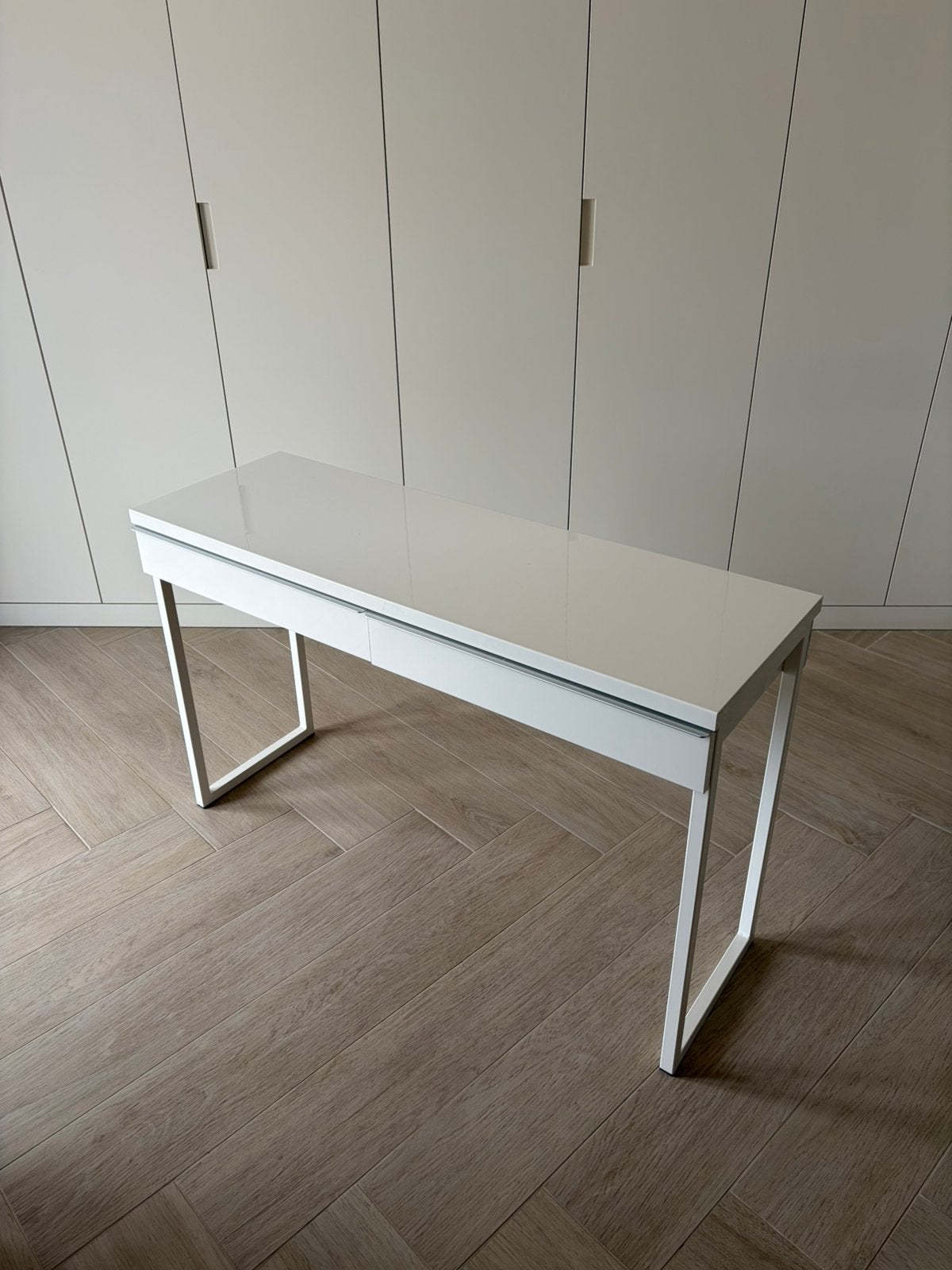 Bureautafeltje, Moderne, Enlèvement, Comme neuf, Blanc