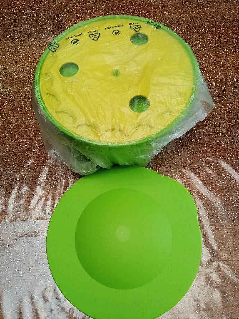 Essoreuse à salade Tupperware, Maison & Meubles, Cuisine| Tupperware, Comme neuf, Jaune, Vert, Enlèvement
