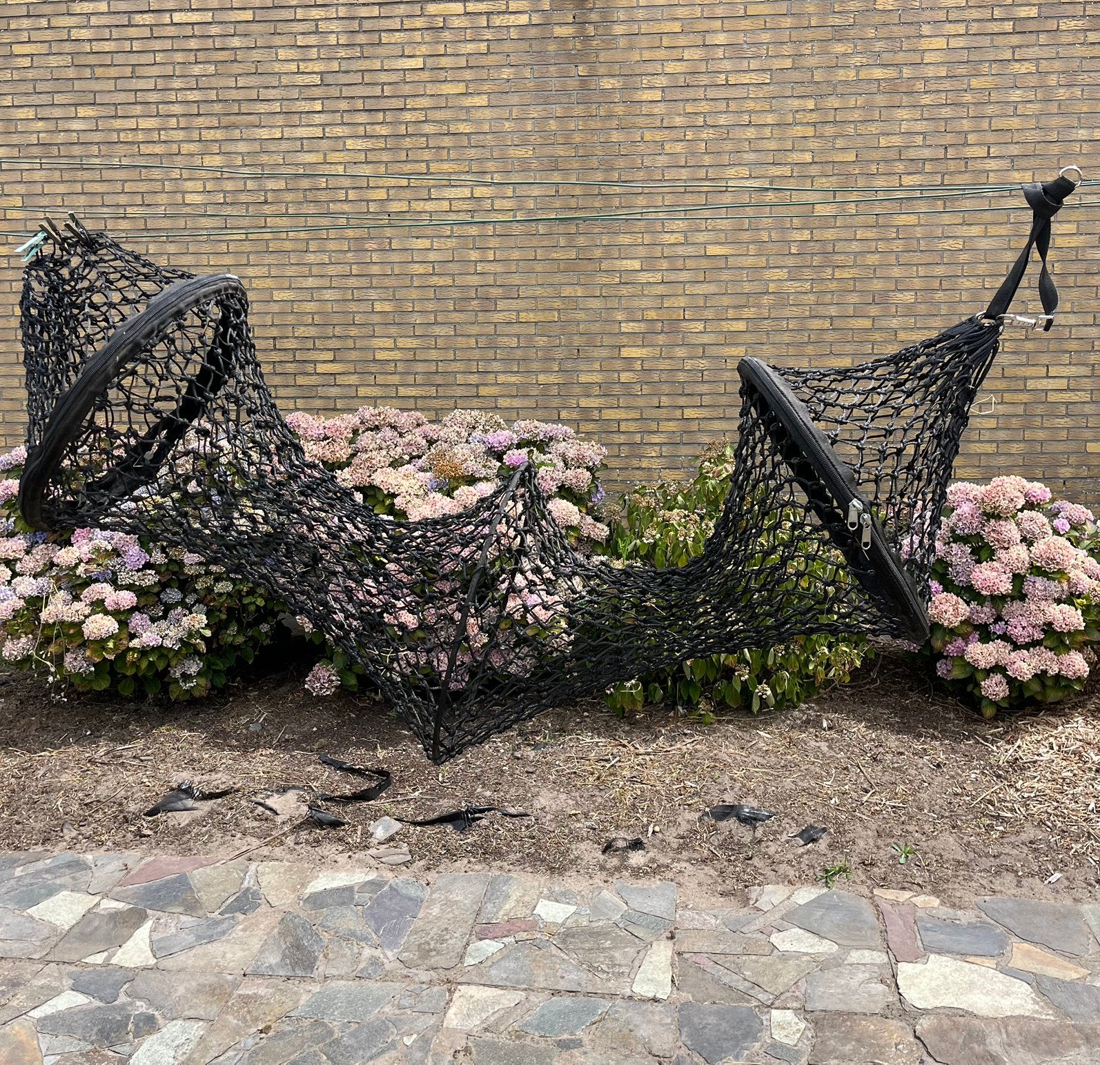 Groot hooinet, Ophalen, Zo goed als nieuw