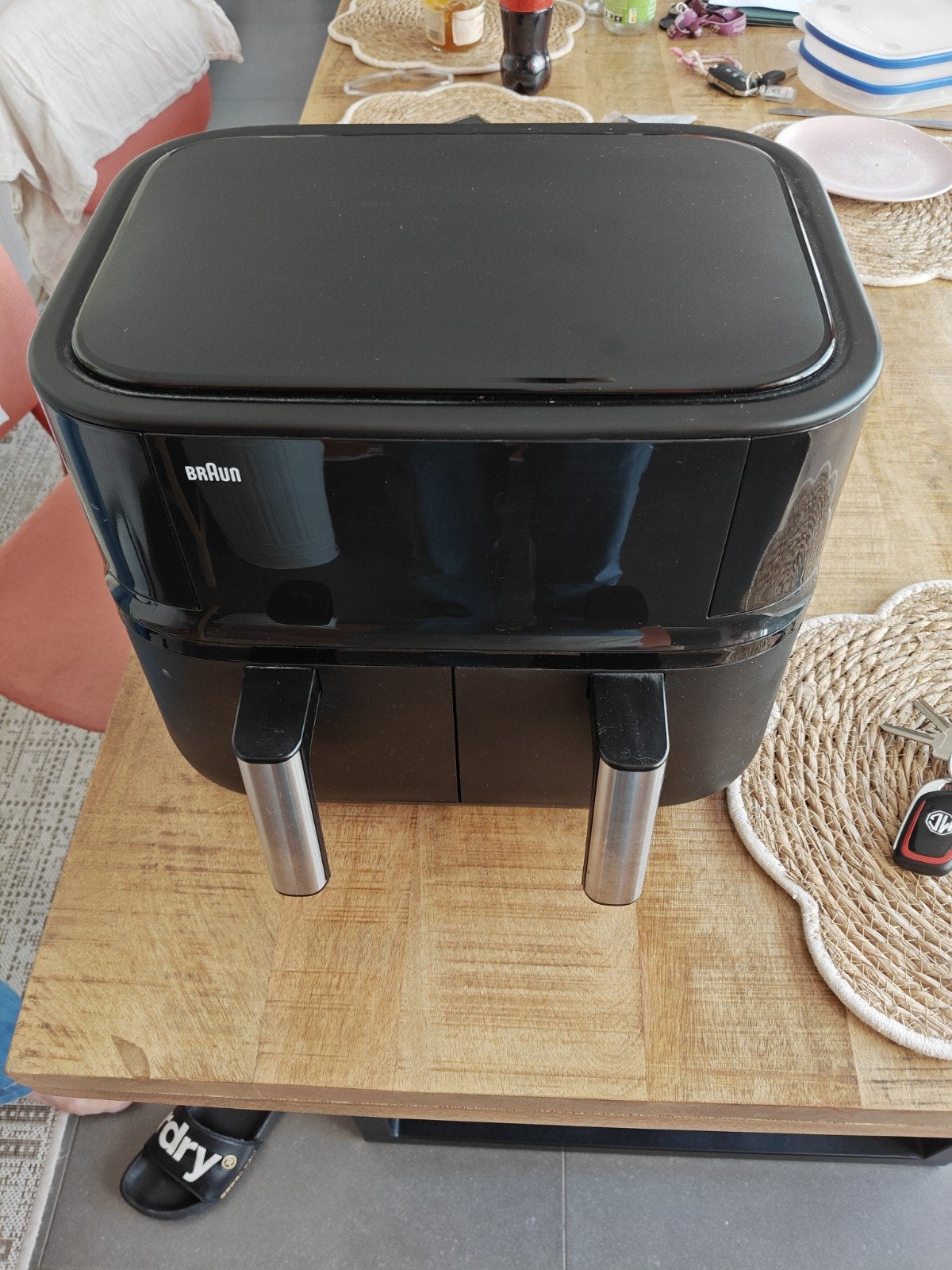 BRAUN hot air fryer, Electroménager, Enlèvement, Neuf, Friteuse à air, 1000 à 1499 grammes