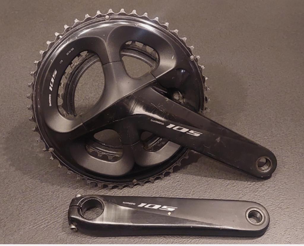 Shimano 105 11 ch Pédalier, Enlèvement, Utilisé, Pédalier ou Pédales, Shimano
