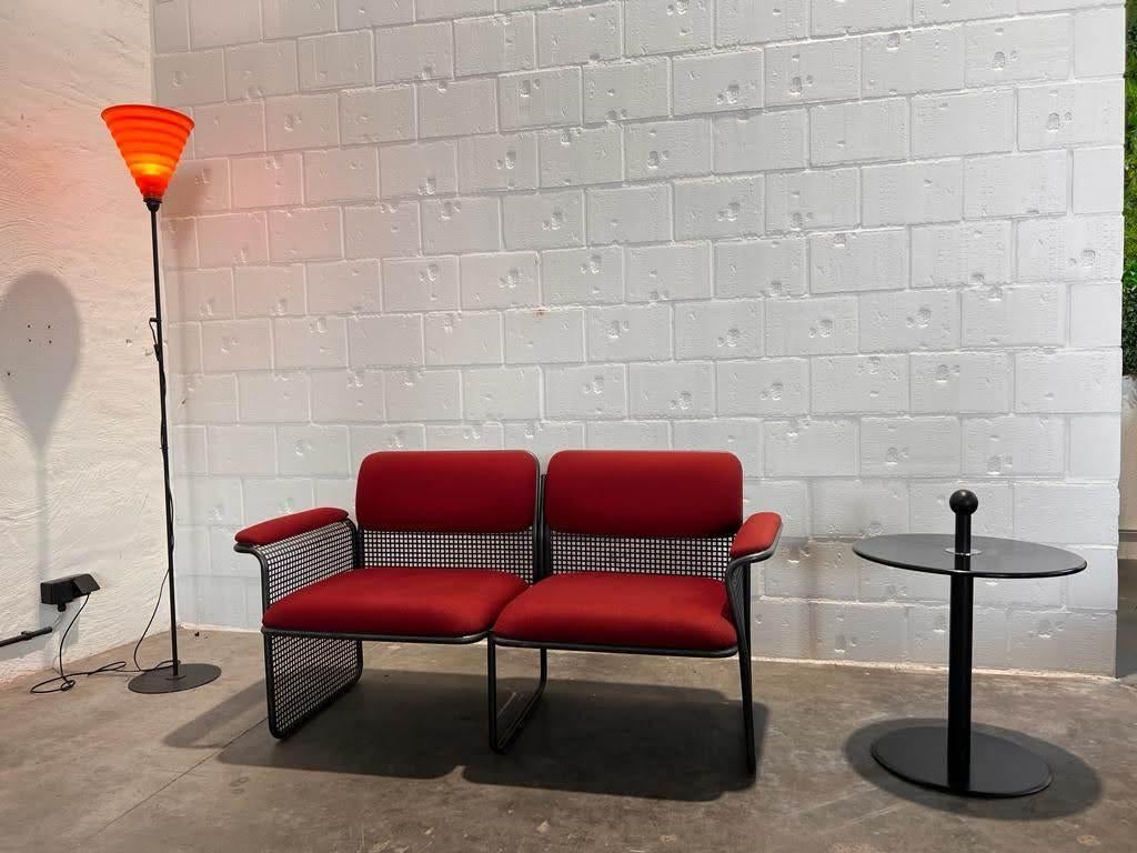 Post moderne bank  Talin Vicenza1970, Huis en Inrichting, Stoelen, Metaal, Rood, Ophalen