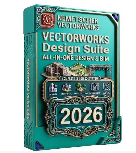 Nemetschek  Vectorworks Design Suite 2026, Computers en Software, Ophalen, Nieuw, Windows