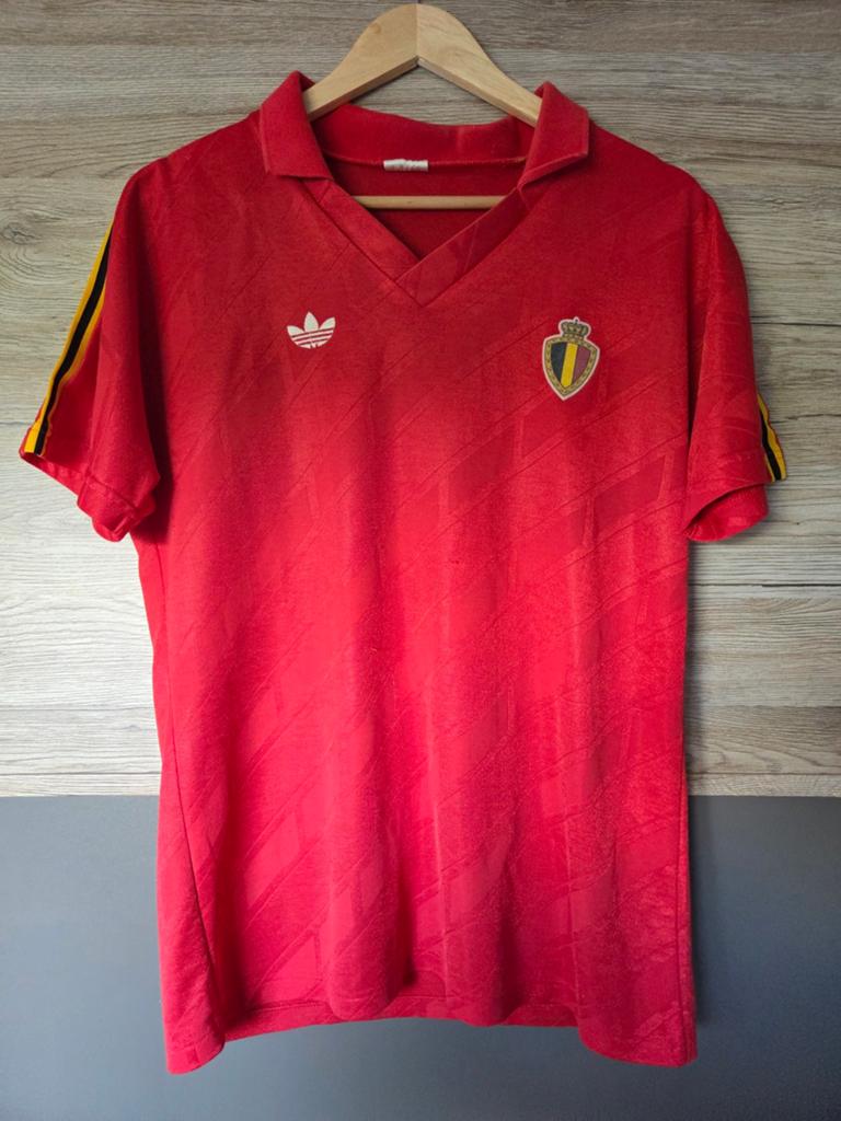 België 1989 Adidas, Sport en Fitness, Voetbal, Shirt, Ophalen of Verzenden