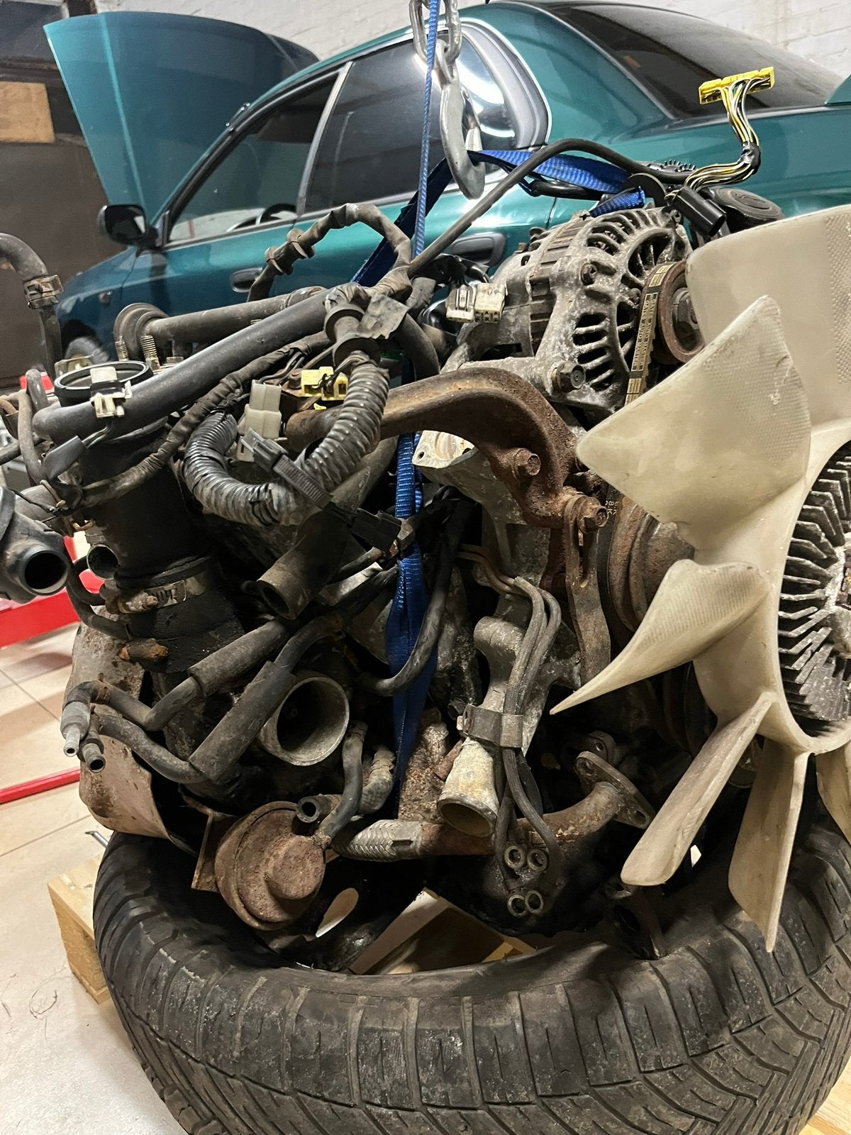 13b rx7 s5 turbo motor, Ophalen, Mazda