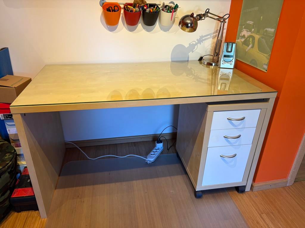 Bureau étudiant Ikea, Maison & Meubles, Bureau d'écolier, Utilisé, IKEA, 140 cm