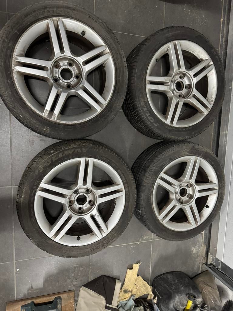 audi a4 b7 velgen 17 duim, Auto-onderdelen, Banden en Velgen, Ophalen, Gebruikt, Velg(en), 17 inch