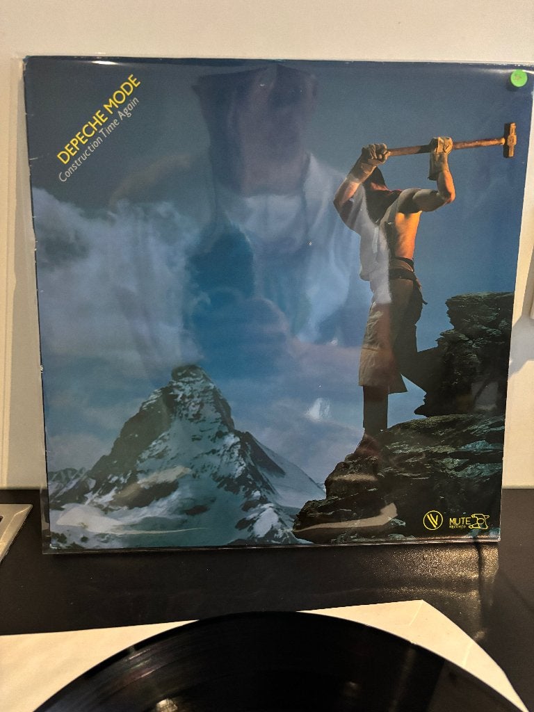 LP - Depeche Mode - Construction time again, CD & DVD, Vinyles | Rock, Utilisé, Pop rock, 1980 - 1989, 12 pouces, Enlèvement ou Envoi