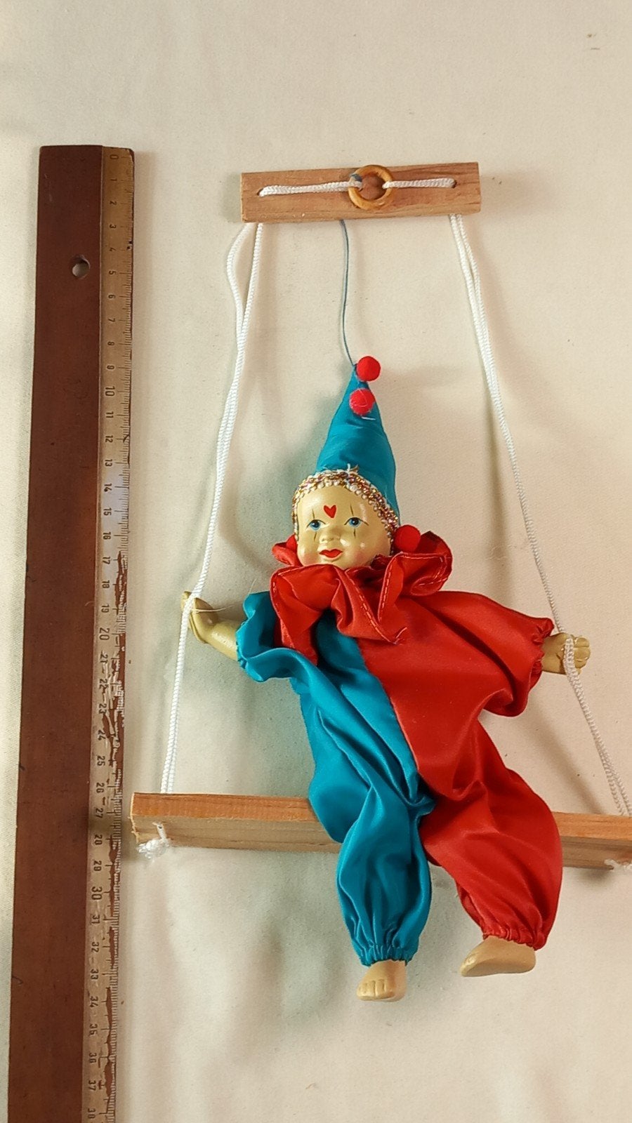 Clown op een schommel, Ophalen, Zo goed als nieuw, Inclusief standaard, Mobiel