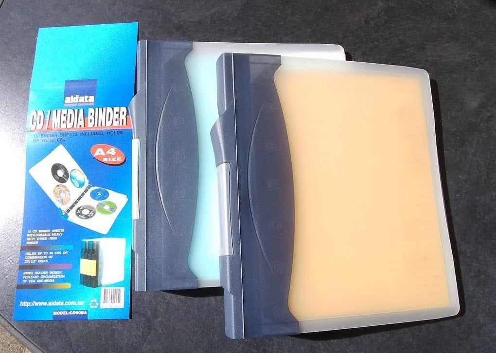 Stevige A4-map voor media, CD/DVD, 15 vellen/90CD, Computers en Software, Overige Computers en Software, Zo goed als nieuw, Ophalen of Verzenden