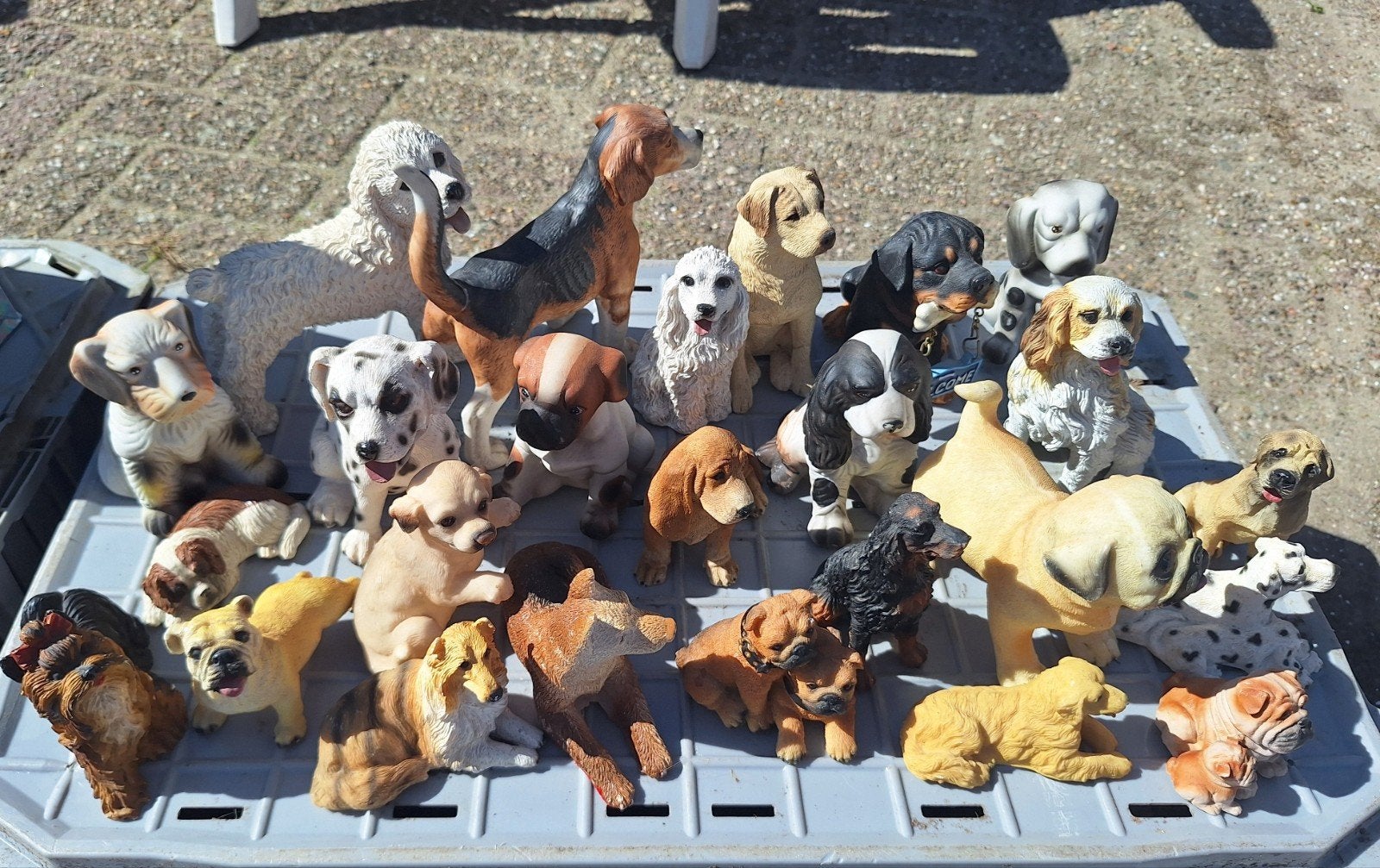 Verzameling honden beeldjes, Enlèvement ou Envoi, Comme neuf, Animal