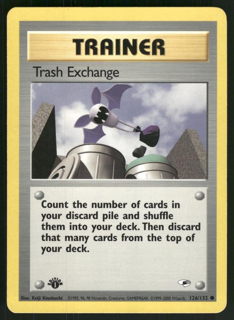 Trash Exchange 126/132 - Gym Heroes (1st edition) (NM), Hobby en Vrije tijd, Verzenden, Gebruikt