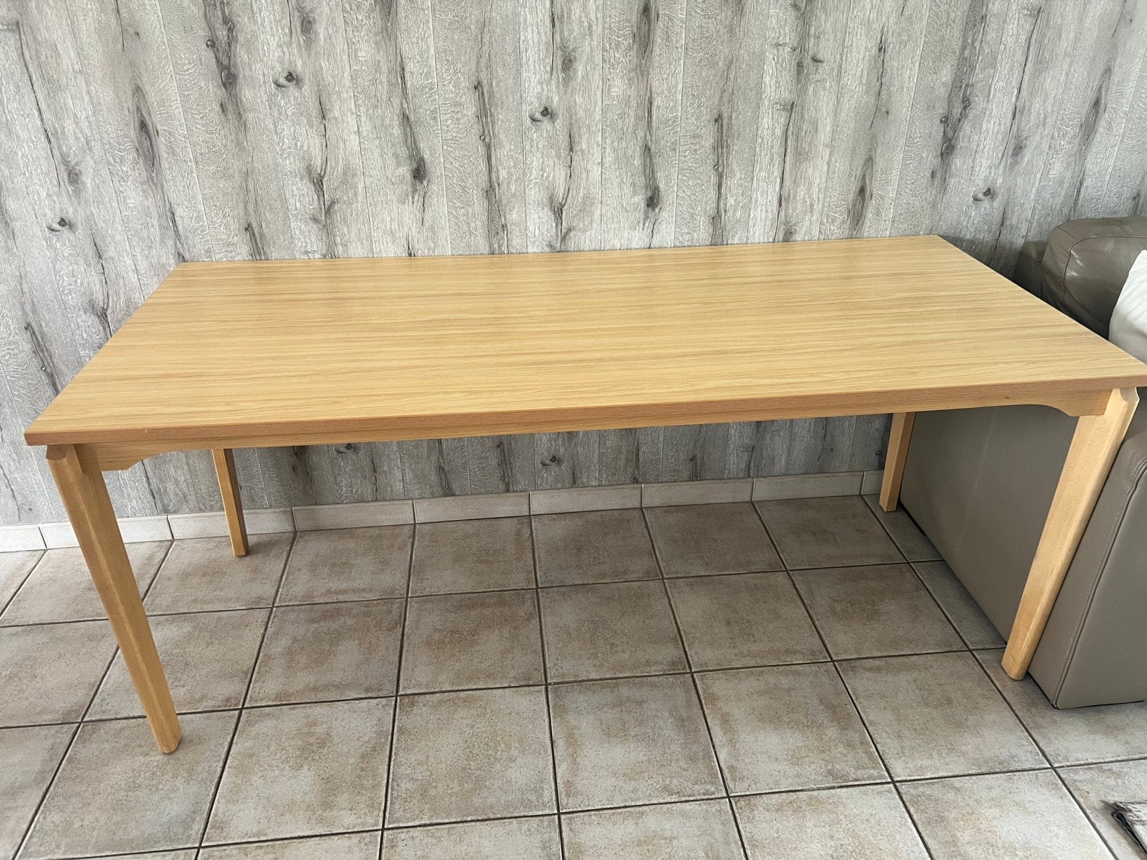 Tafel 180x80, Ophalen, Gebruikt, 50 tot 100 cm, Vijf personen of meer