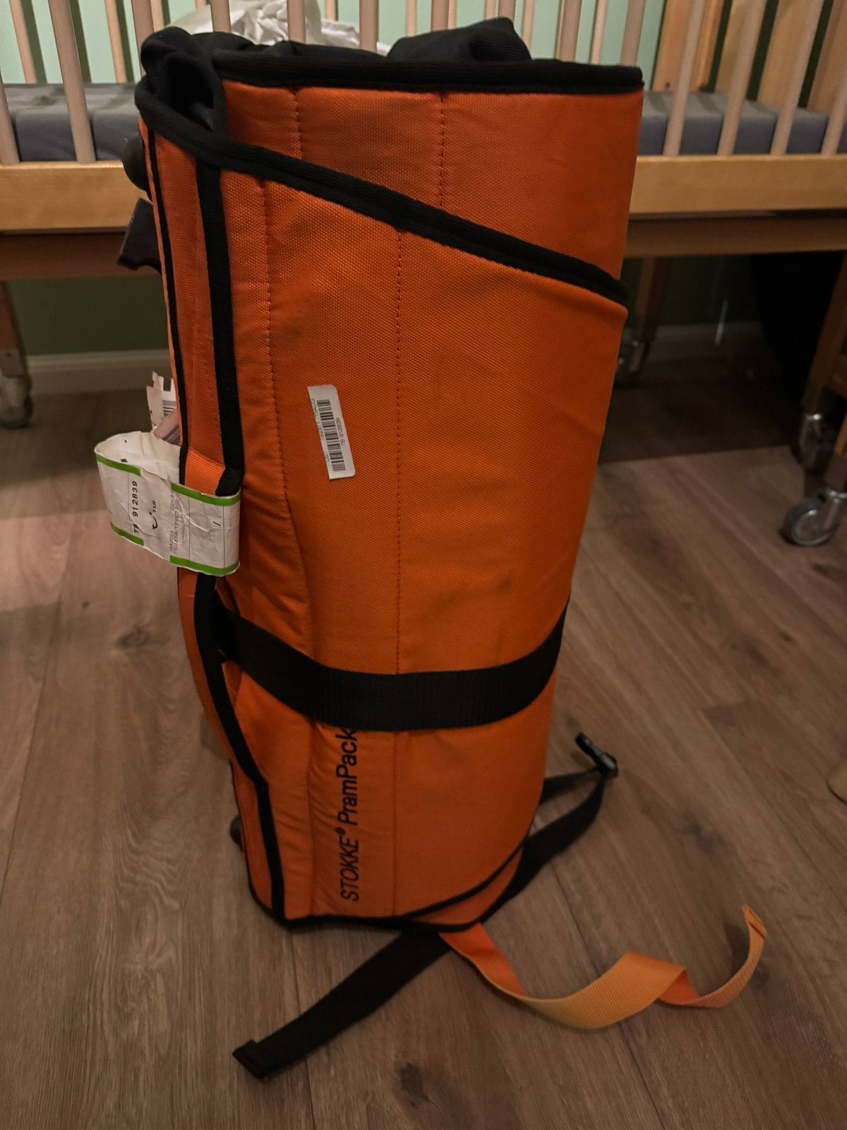 Stokke Prampack (buggy bescherming vliegtuig), Ophalen, Gebruikt