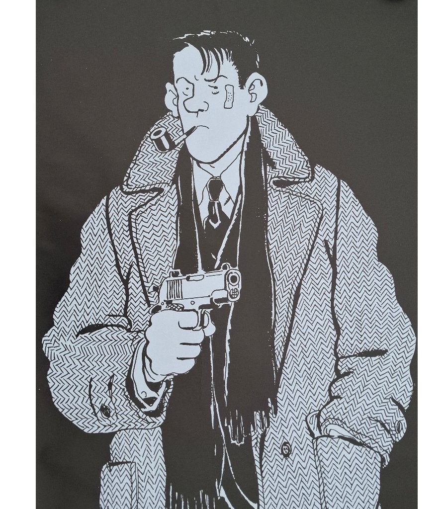 Nestor Burma ~ XXL poster ~ Jacques Tardi ✅ Nieuw, Verzamelen, Rechthoekig Staand, Deurposter of groter, Nieuw, Ophalen of Verzenden