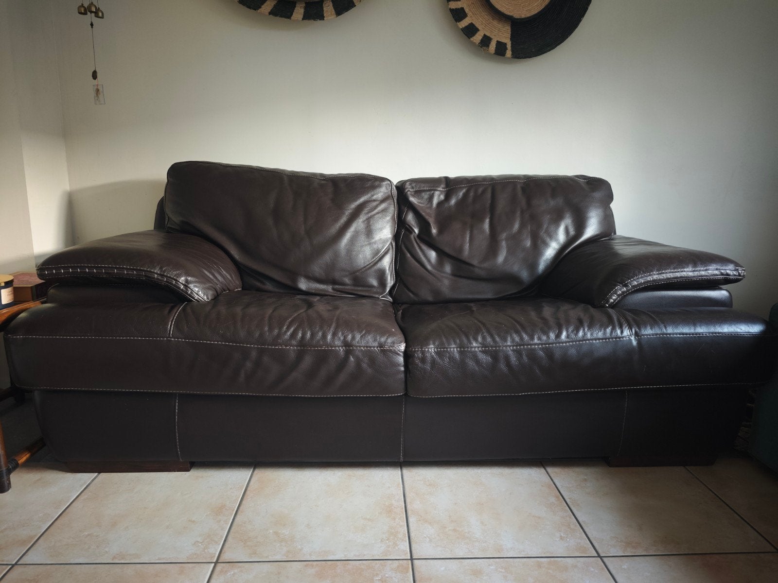 Fauteuil en cuir, Enlèvement, Cuir