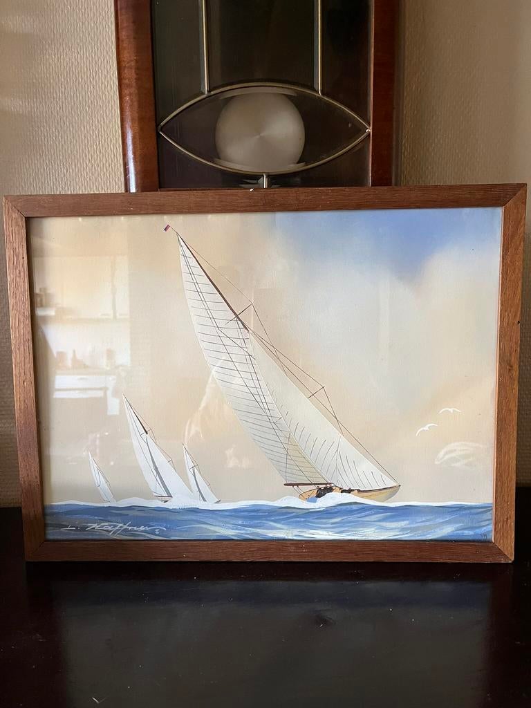 Kunstwerk va. Leon Haffner, Ophalen of Verzenden, Zo goed als nieuw