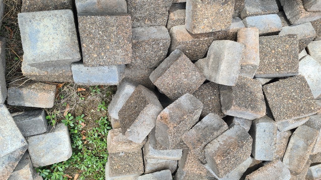 Betonklinkers gratis, Jardin & Terrasse, Pavé & Dalles, Enlèvement